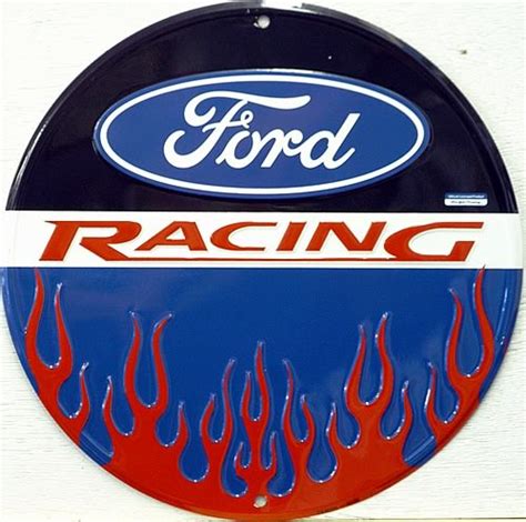 Ford Racing Classic Tin Sign Old Time Signs