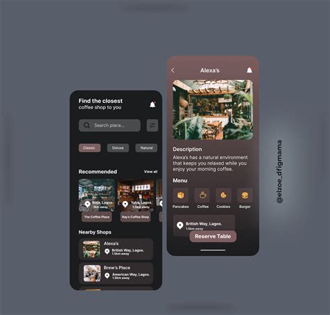 Coffee Shops App On Behance