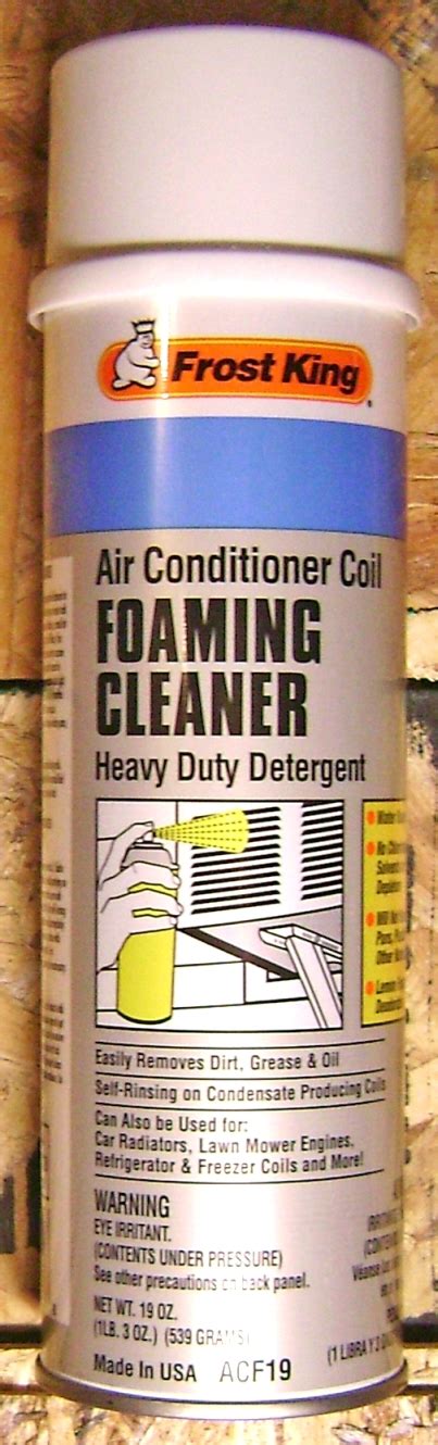 Air Conditioner Spray Coil Foaming Cleaner 2 Frost King Air