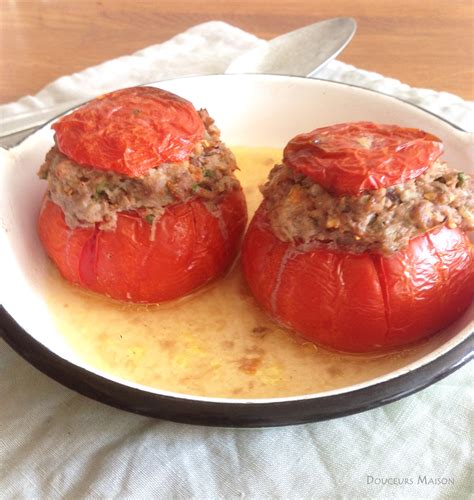 Tomates Farcies 100 % boeuf | Douceurs Maison