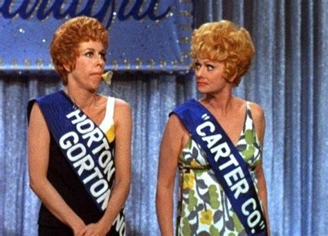 Carol Burnett And Lucille Ball On Heres Lucy I Love Lucy Carol