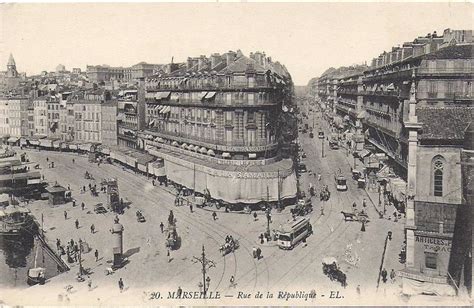 La samaritaine brasserie depuis 1910. Marseille - Cpa marseille, rue de la république, la ...