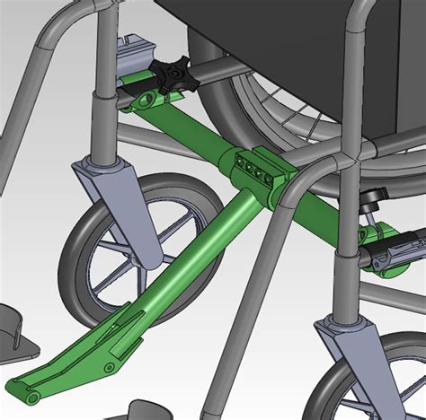 freewheel folding wheelchair adapter push mobility