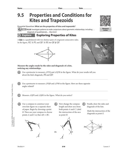 Grade 5 math worksheets on classifying quadrilaterals. Made by Teachers: Geometry Worksheet Kites And Trapezoids