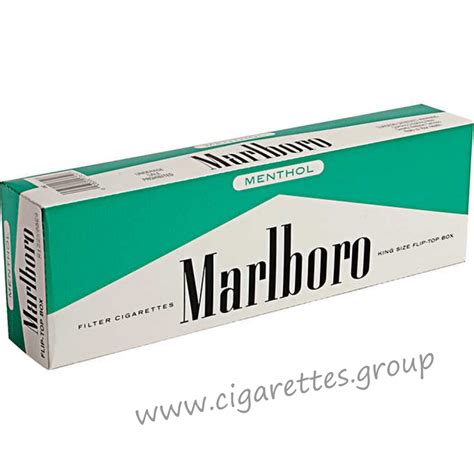 Marlboro King Menthol Box Cigarettes Cigarettesgroup