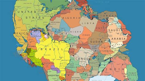 blog de geografia mapa da pangeia com as atuais fronteiras entre os países