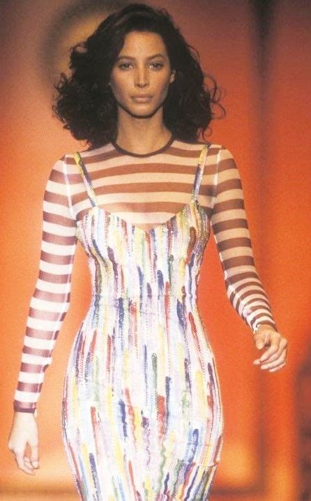 Christy Turlington For Gianni Versace Spring Summer 1993 Couture 80s