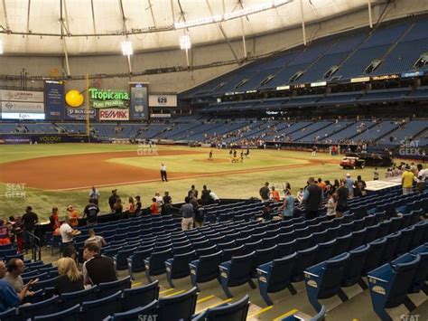 Tropicana Field Seating Chart With Rows Outfield Two Birds Home