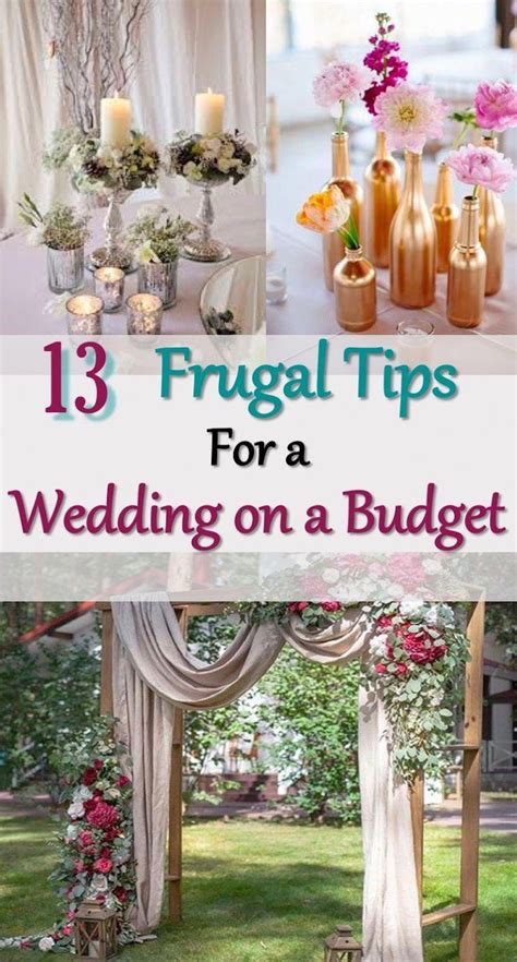 Frugal Wedding Ideas For A Wedding On A Budget Frugalweddingideastips