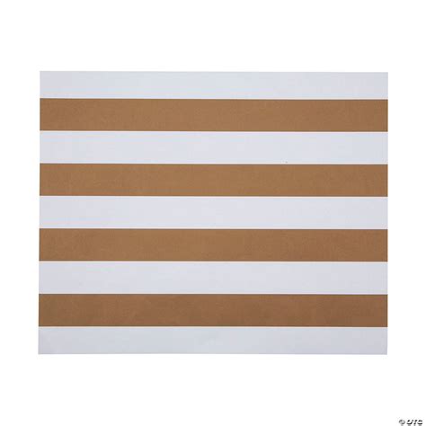 Gold Stripe Placemats Oriental Trading