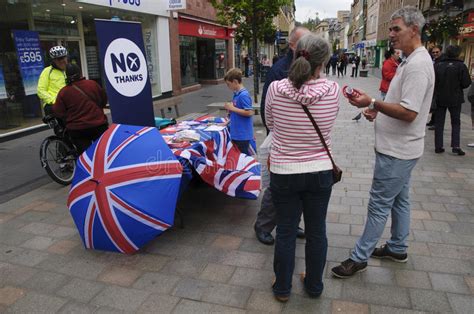 2014 Scottish Referendum Campaign Editorial Photo Image Of British 2010s 77217356