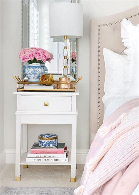 19 Most Glam Nightstands You Can Buy Glam Nightstand Romantic