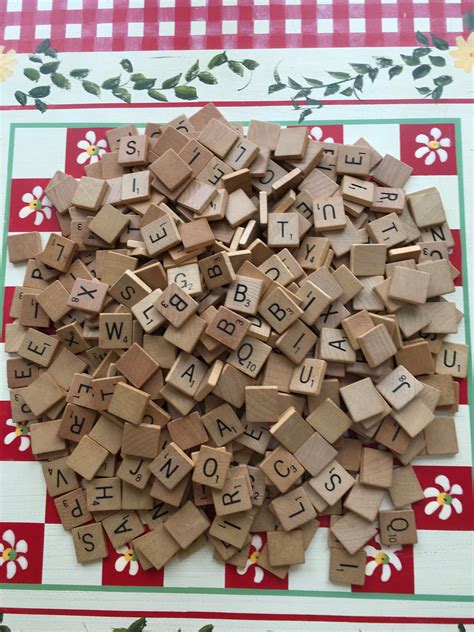 Scrabble Tiles 500 Tiles Large Lot Game Pieces Etsy Scrabble Tiles