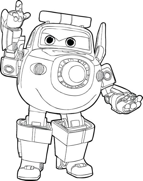 Super Wings Coloring Pages At Free Printable