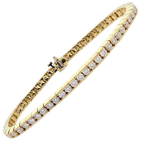 600 Carat Diamond Tennis Bracelet In White Gold At 1stdibs Rolex And