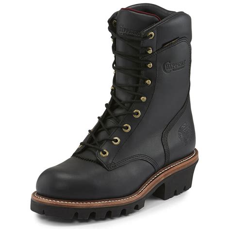 Chippewa Mens Limited Edition 9 Super Dna Logger Oiled Leather Waterproof Insulated Steel Toe