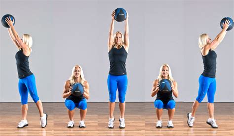 Get Fit With 3 Way Med Ball Squats Multiplanar Exercise For Total