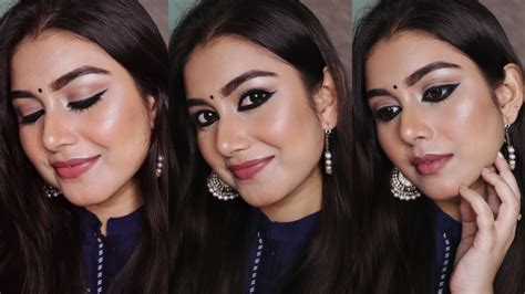 Captivating Bold Kohl Eyes 🖤 Indian Festive Makeup Look 2020 Arpita