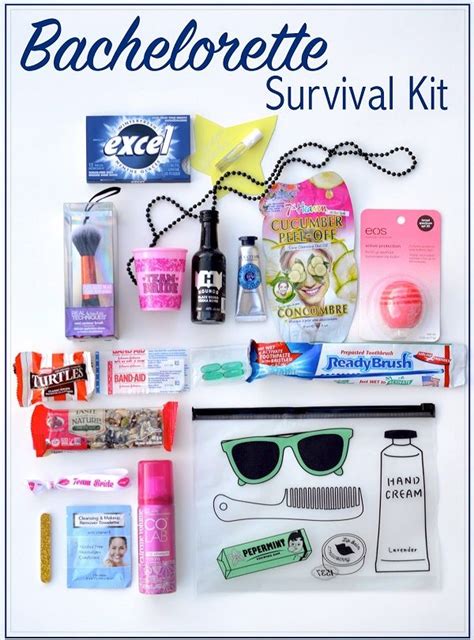 Diy Bachelorette Survival Kit Ideas Party Survival Kit Bachelorette