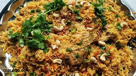 Nasi Briyani Resepi Nasi Beriani Simple Chicken Biryani And Biryani