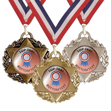 Star Bronze Rosette Medals And Ribbons