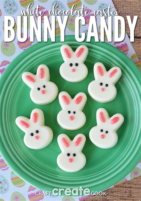 White Chocolate Easter Bunny Treats Craft Create Cook