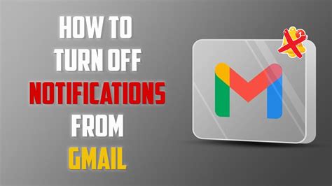 How To Turn Off Gmail Notification Youtube