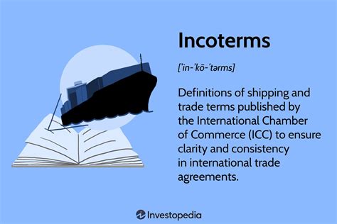 Incoterms Explained Definition Examples Rules Pros Cons