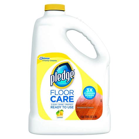 Pledge 128 Oz Commercial Line Wood Floor Cleaner 4 Pack 70734 The
