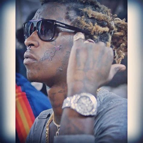 Young Thug Honors Gucci Mane With Ice Cream Face Tattoo