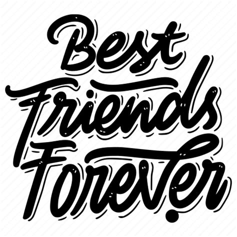 Best Friends Forever Friend Lettering Letter Stickers Sticker