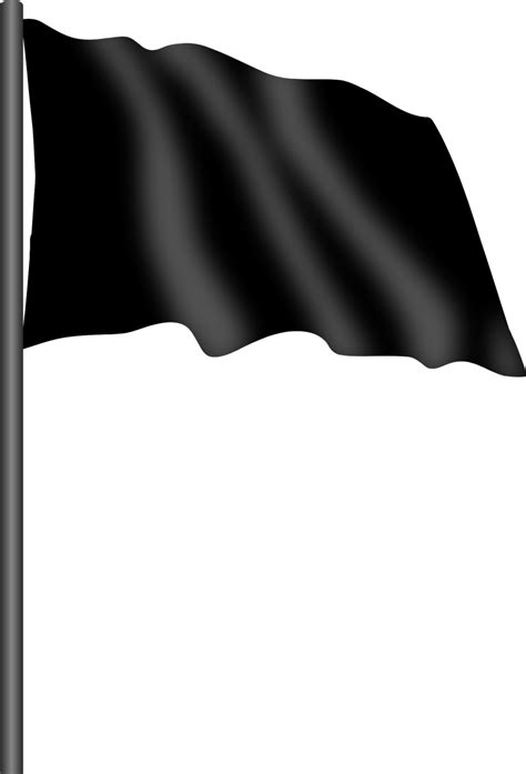 Black Flag Clipart Png Download Flag Black And White Png
