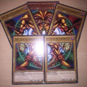 It is related to the forbidden one archetype. YUGIOH EXODIA THE FORBIDDEN ONE 5 CARD FULL SET MIXED ...