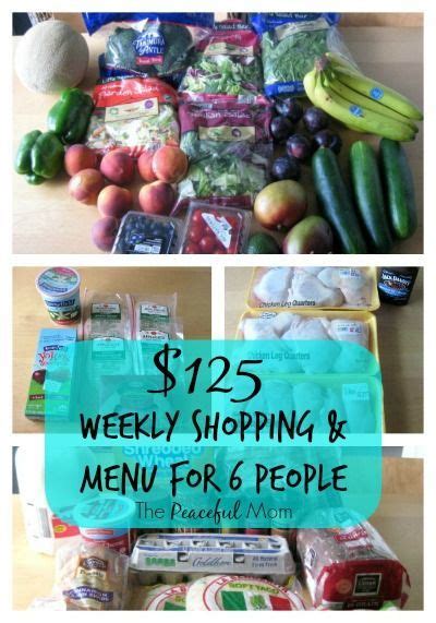 My Grocery Shopping Totals Photos The Peaceful Mom Grocery Budgeting Budget Meal