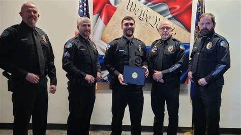 North Bend Pd Congratulates Officer On Police Academy Graduation