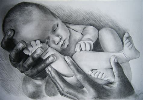 Campaña Sombra Cavar Dibujos De Bebes Recien Nacidos A Lapiz