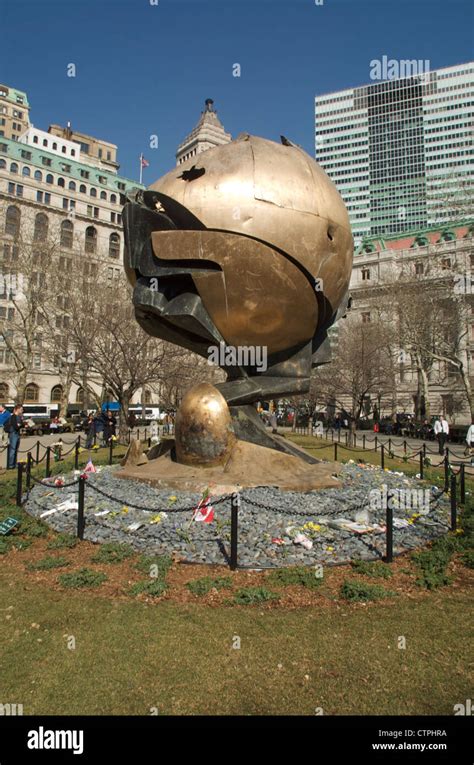 The Sphere A Sculpture By Fritz Koenig At Battery Park In Lower Manhattan The Sphere Was