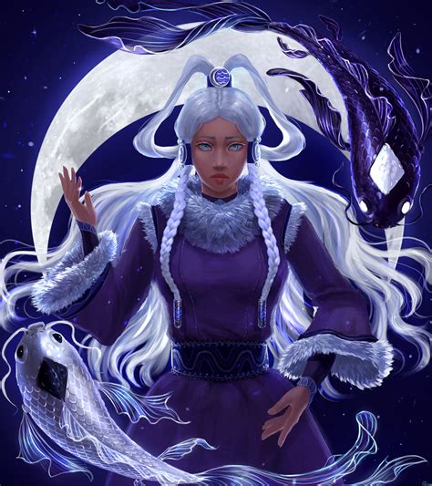 Yue By Elaina F On Deviantart Аанг Фан арт Аватар легенда об аанге