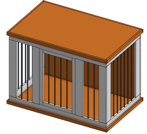 You can also purchase a readymade top to affix to the top. Large Dog Crate Plans (49.5" L x 31.5" W x 35.5" H ...