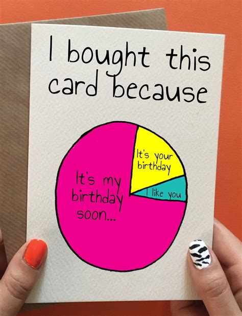 Funny Birthday Card Hilarious And Cheeky Handmade Birthday Card For