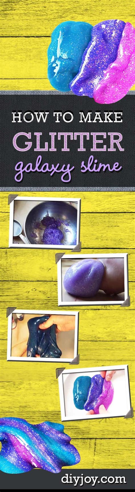 Fun Crafts For Kids To Make At Home Diy Galaxy Slime Recipe And