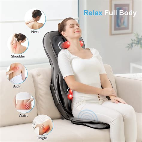 Comfier Shiatsu Neck And Back Massager 2d3d Kneading Full Select Color Ebay
