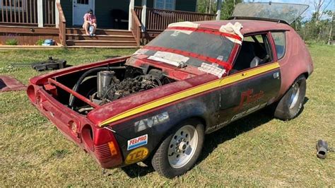 Amc Gremlin Drag Racer Rescued From The Rust Has Massive Hoosier