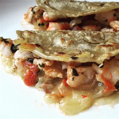 Cheesy Shrimp Tacos Encamaronadas From Puerto Escondido