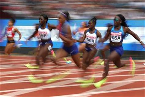 Any swimmer having finished his/her race, or his/her distance in a relay event, must leave the pool as soon as possible without obstructing and other swimmer who has not yet finished his/her race. Report: women's 4x100m relay heats - IAAF World ...