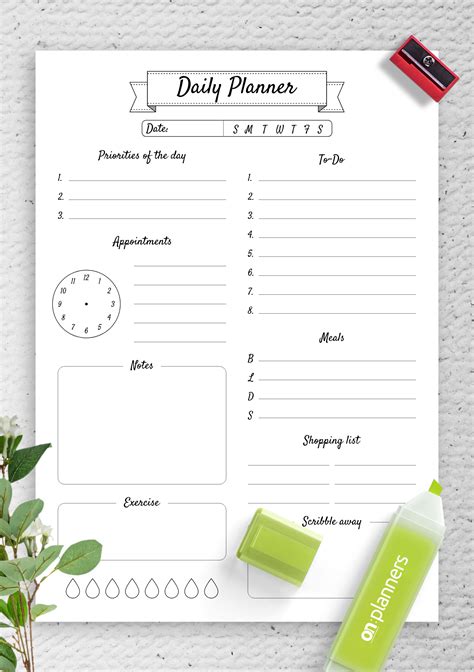 Writing Planner Template