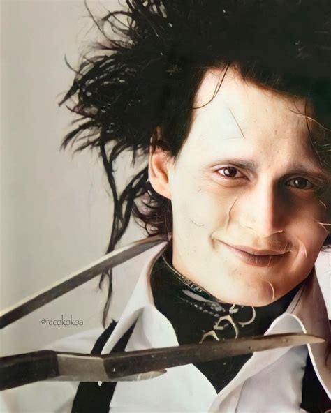 Johnny ♪ Depp On Instagram Edward Scissorhands 🎬 1990 Johnny Depp As