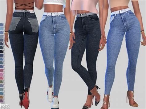 The Sims Resource Urban Legend Denim Jeans By Pinkzombiecupcakes Sims Downloads