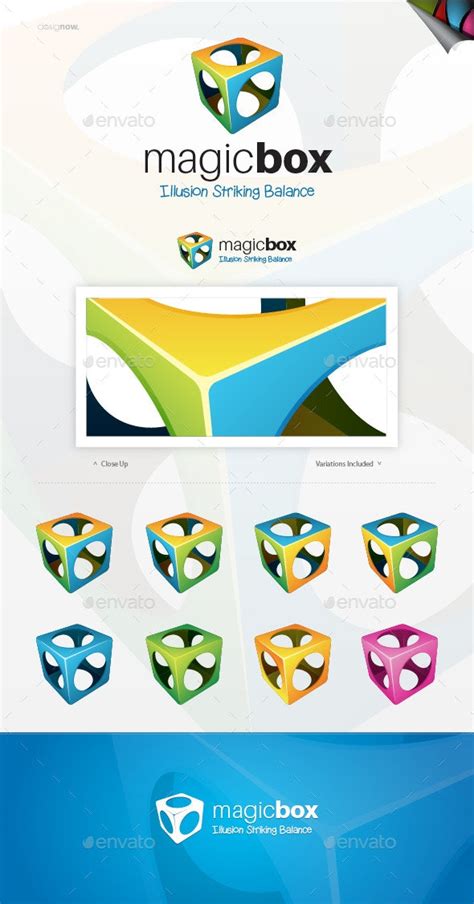 Magic Box Logo Logo Templates Graphicriver
