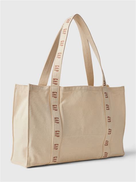 Gap Logo Canvas Tote Bag Gap